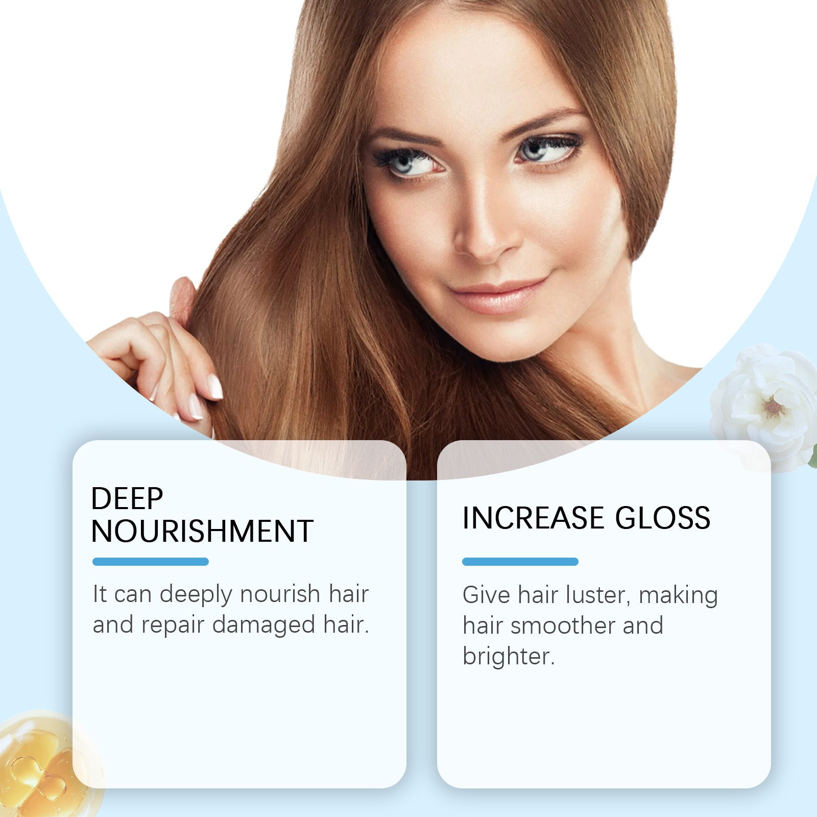 Soin capillaire Masque nourrissant et volumateur