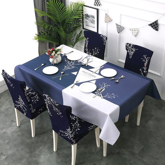 Oil proof and waterproof chair suit tea table small tablecloth table cloth anti scalding cotton linen household cloth