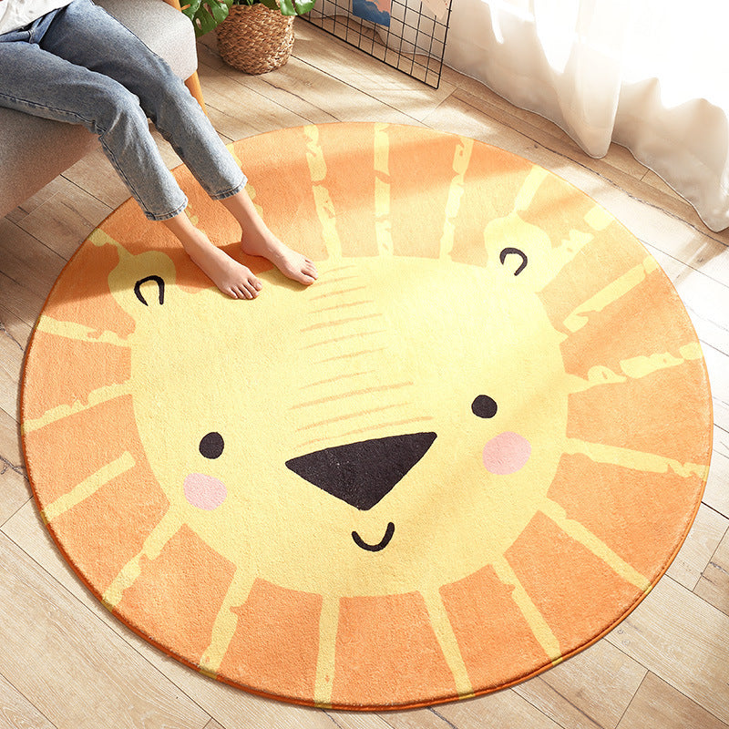 Home Living Room Bedroom Bedside Round Floor Mat