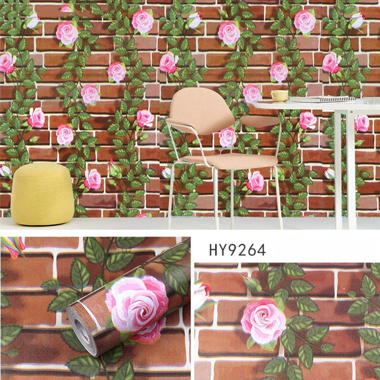 Self-pasted Refurbished Wallpaper Waterproof Three-dimensional Printing