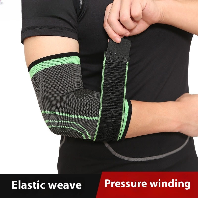 Breathable Wicking Sports Strap Wrap Compression Elbow Pads