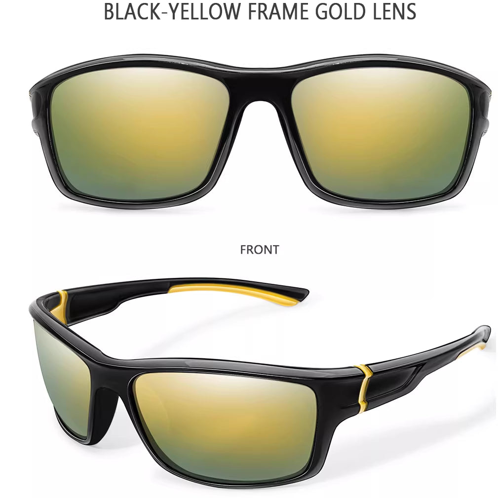 Luxury Square Vintage Polarized Sunglasses For Men Women