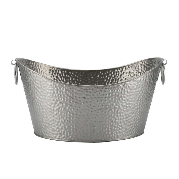 Stainless Steel Electroplating Thickened Ice Bucket