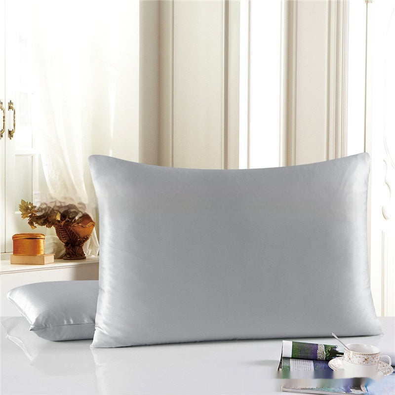 Heavy 19 M Double-sided Silk Solid Color Pillowcase