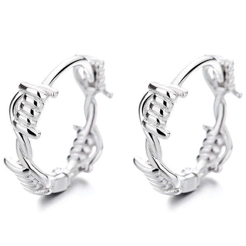 Sterling Silver Fashion Niche Design Earrings