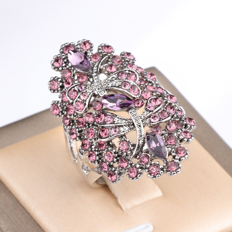 Vintage creative dragonfly ring