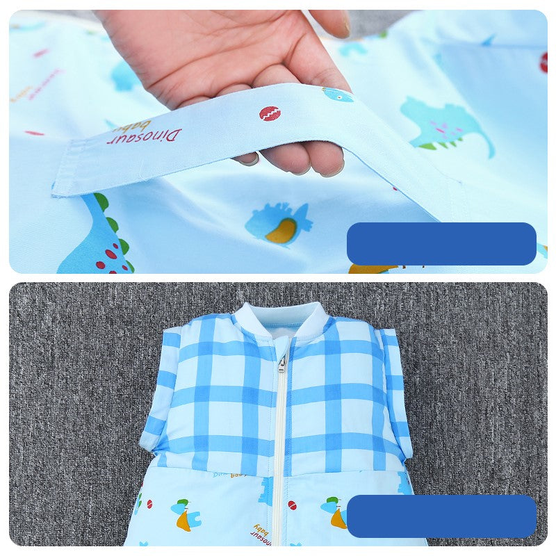 Baby sleeping bag pure cotton baby anti-kick quilt