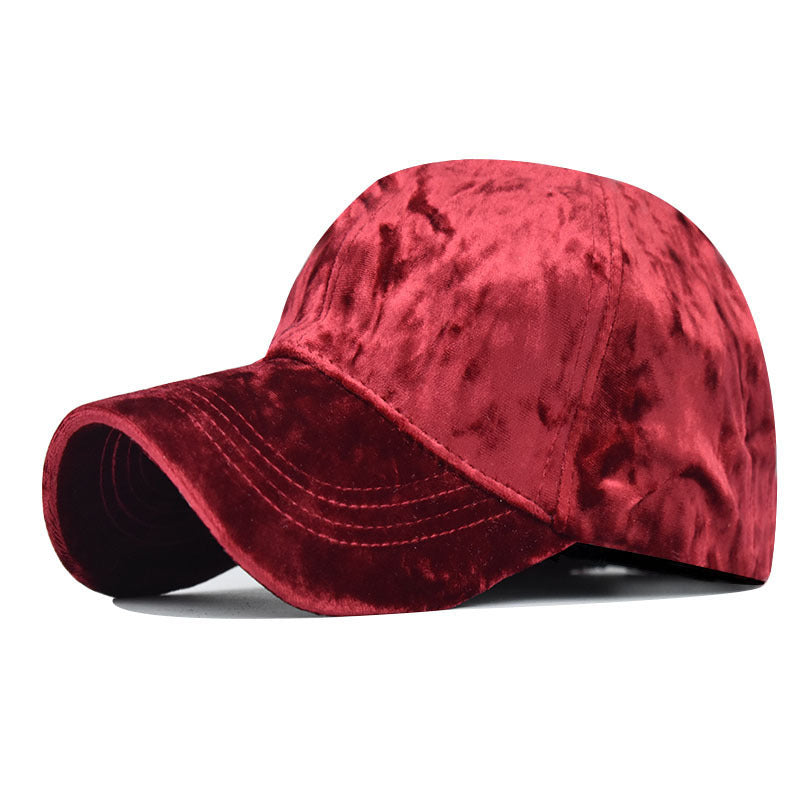 Hat Women Fashion Visor Chenille Baseball Cap