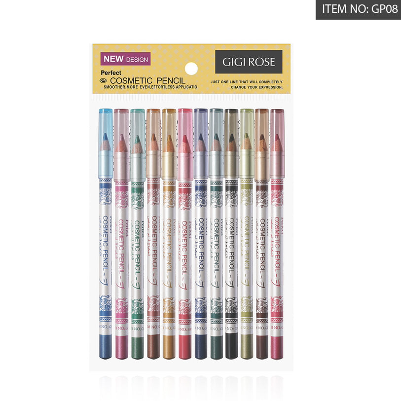 12 Color Mousse Eye Shadow Eyeliner