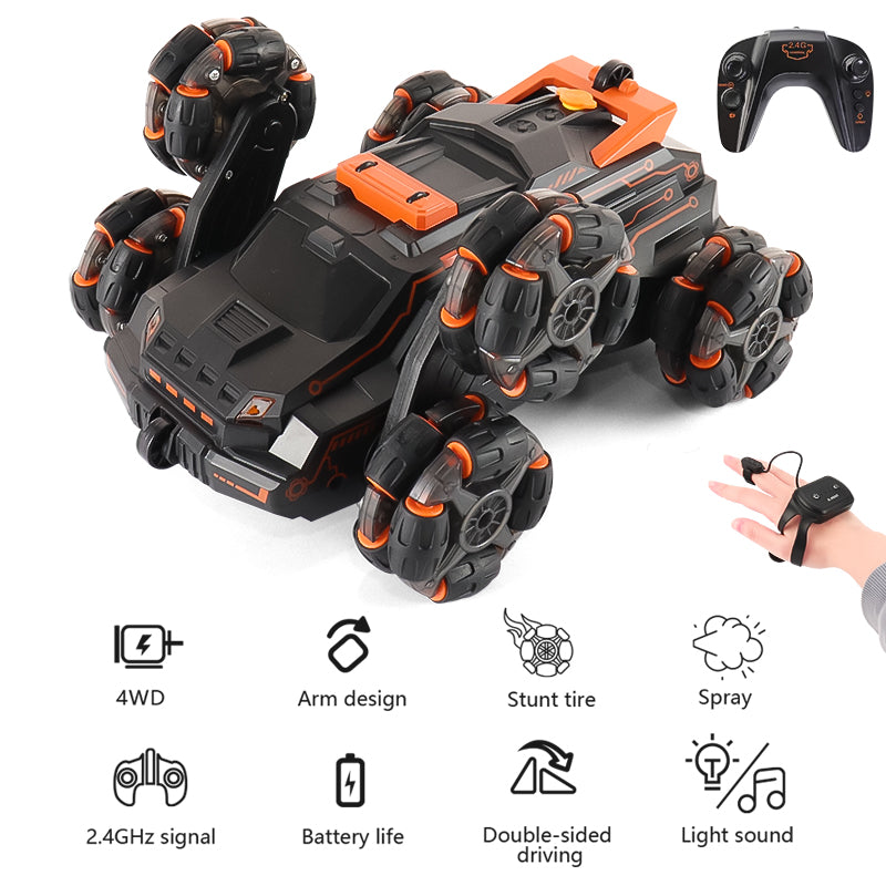 Drift Spray Gesture Induction Deformation Remote Control Car Toy