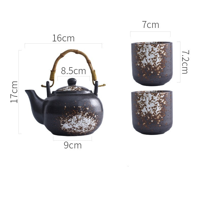 Japanese Hand Painted Tea Set Teapot Ceramic Household Cup
