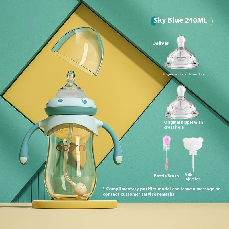 Feeding Bottle Anti-flatulence Drop-resistant Wide Caliber Three Purposes