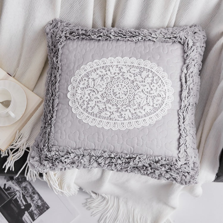 Cotton sofa pillowcase