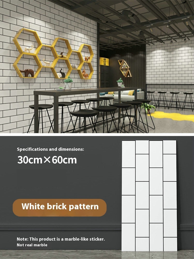 Aluminum-plastic Plate Wallpaper Self-adhesive 3d Wall Sticker