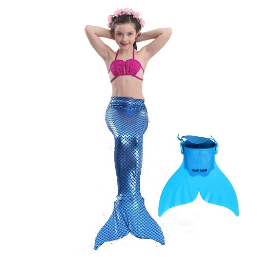 Palmes de sirène Monopalme Chaussures de natation pour enfants Palmes d'entraînement à la natation