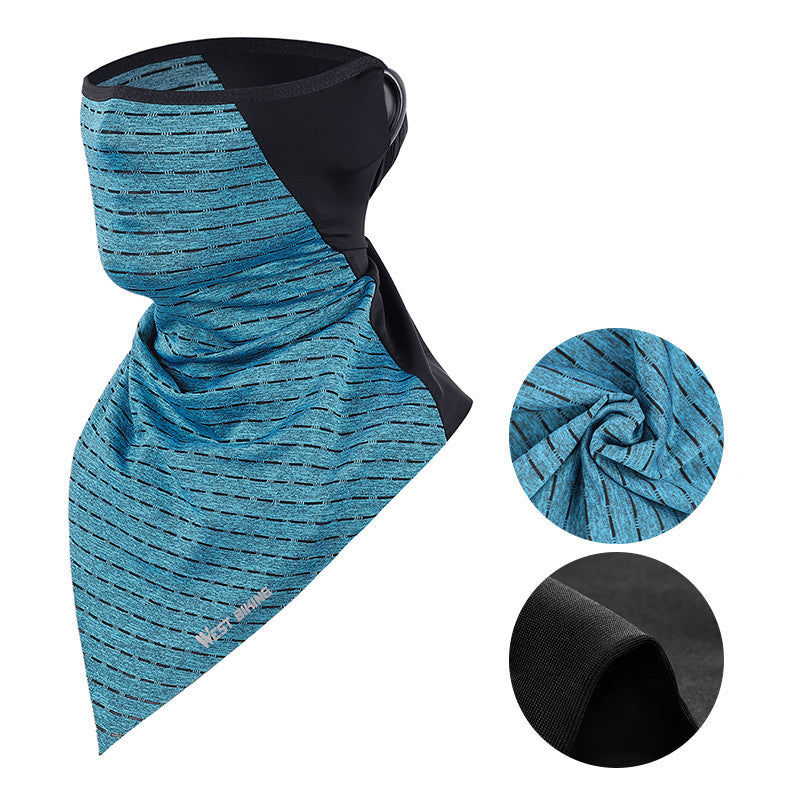 Male Summer Cycling Face Towel And Ice Silk Mask