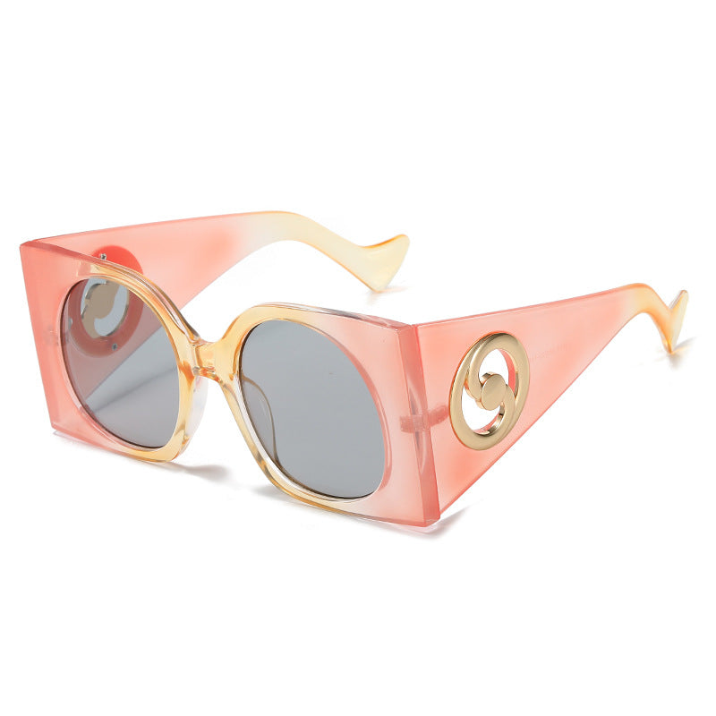 European And American Large Frame Women's Sunglasses