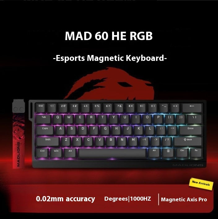 MAD6068 HE Mad68pro E-sports Magnetic Axis Keyboard