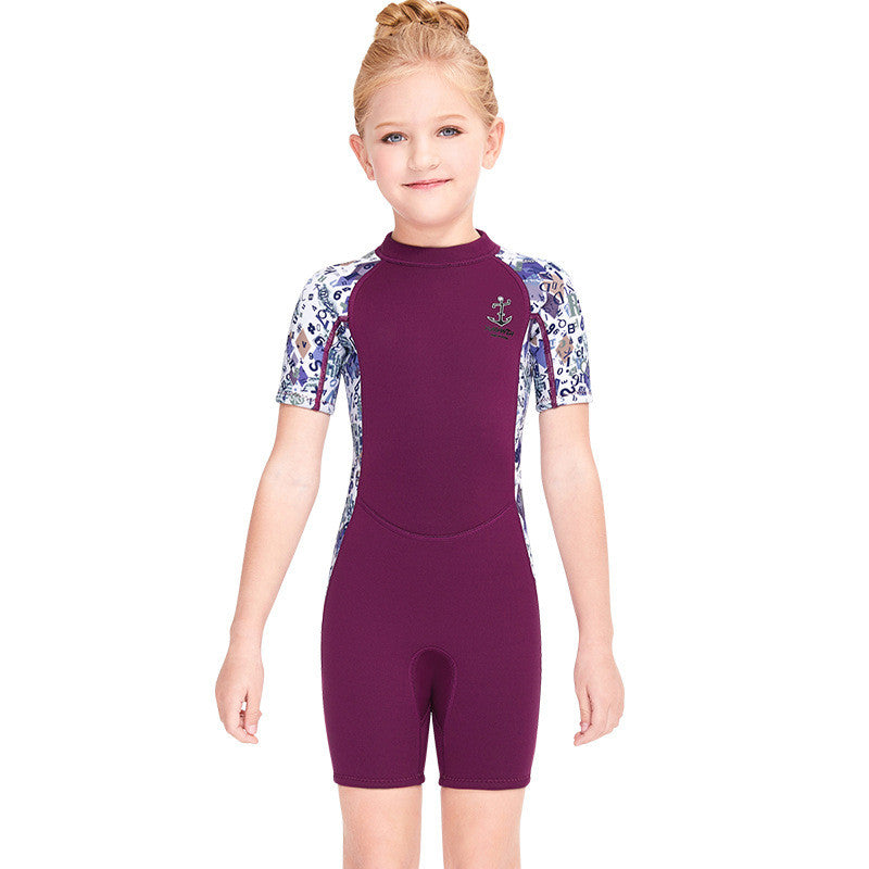 Short Sleeve Snorkeling Surfing Wetsuit