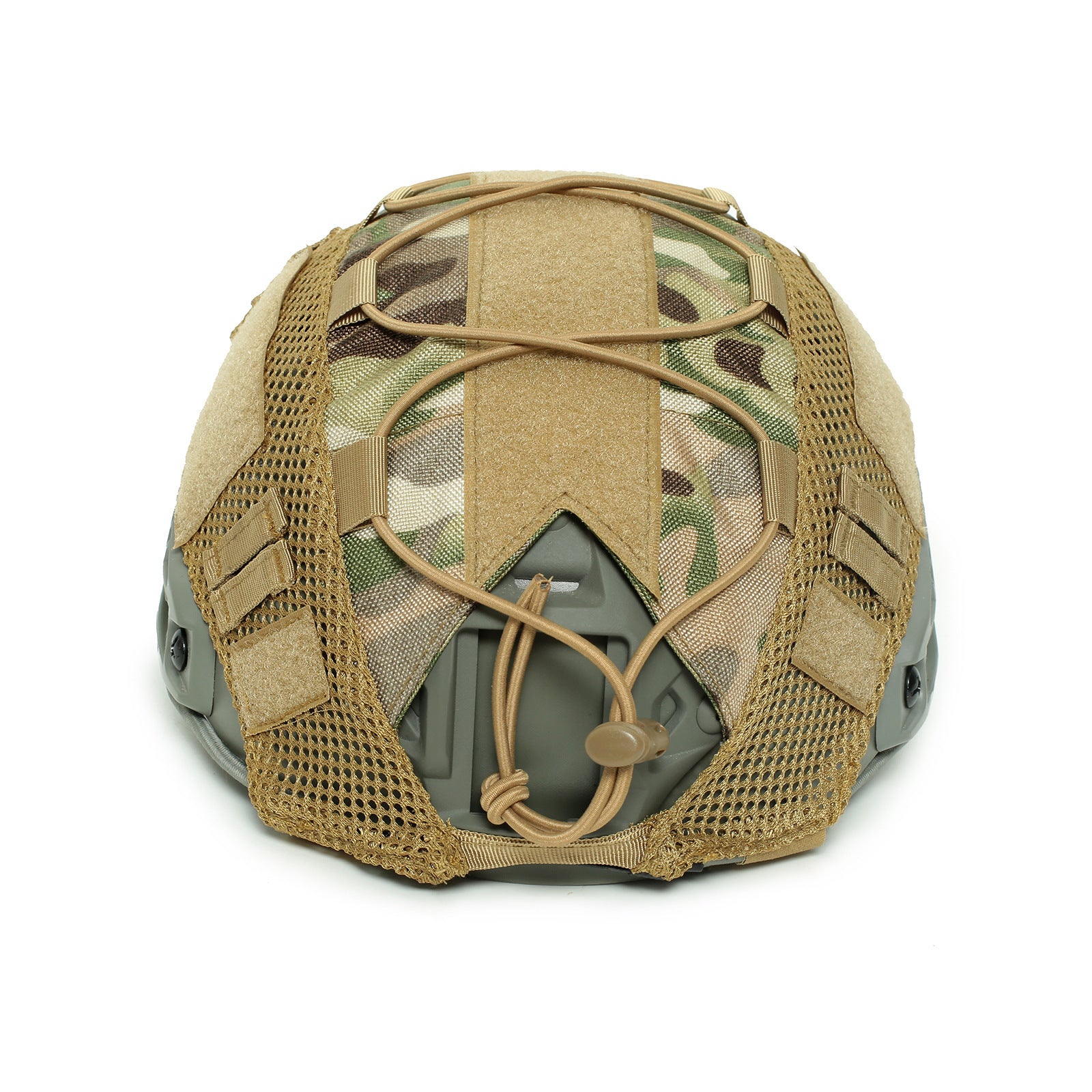 Camouflage Helmet Cover With Elastic Cord Tactical Camouflage Helmet Cover