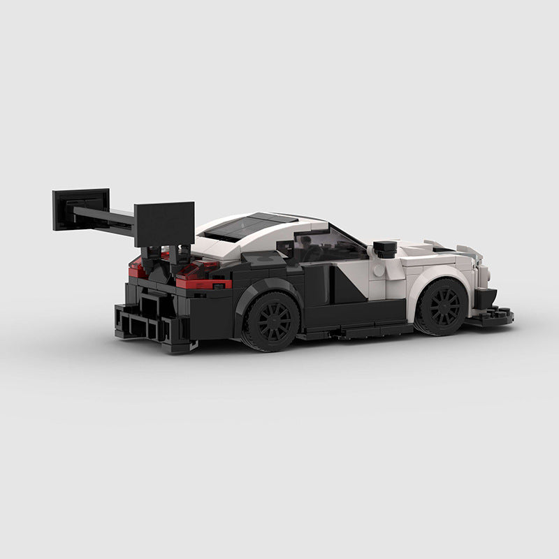 Running Car Building Blocks Small Particles MOC Educational Technology DIY Toys
