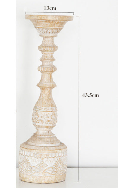 Retro Moroccan Light Luxury Homestay Resin Candle Holder