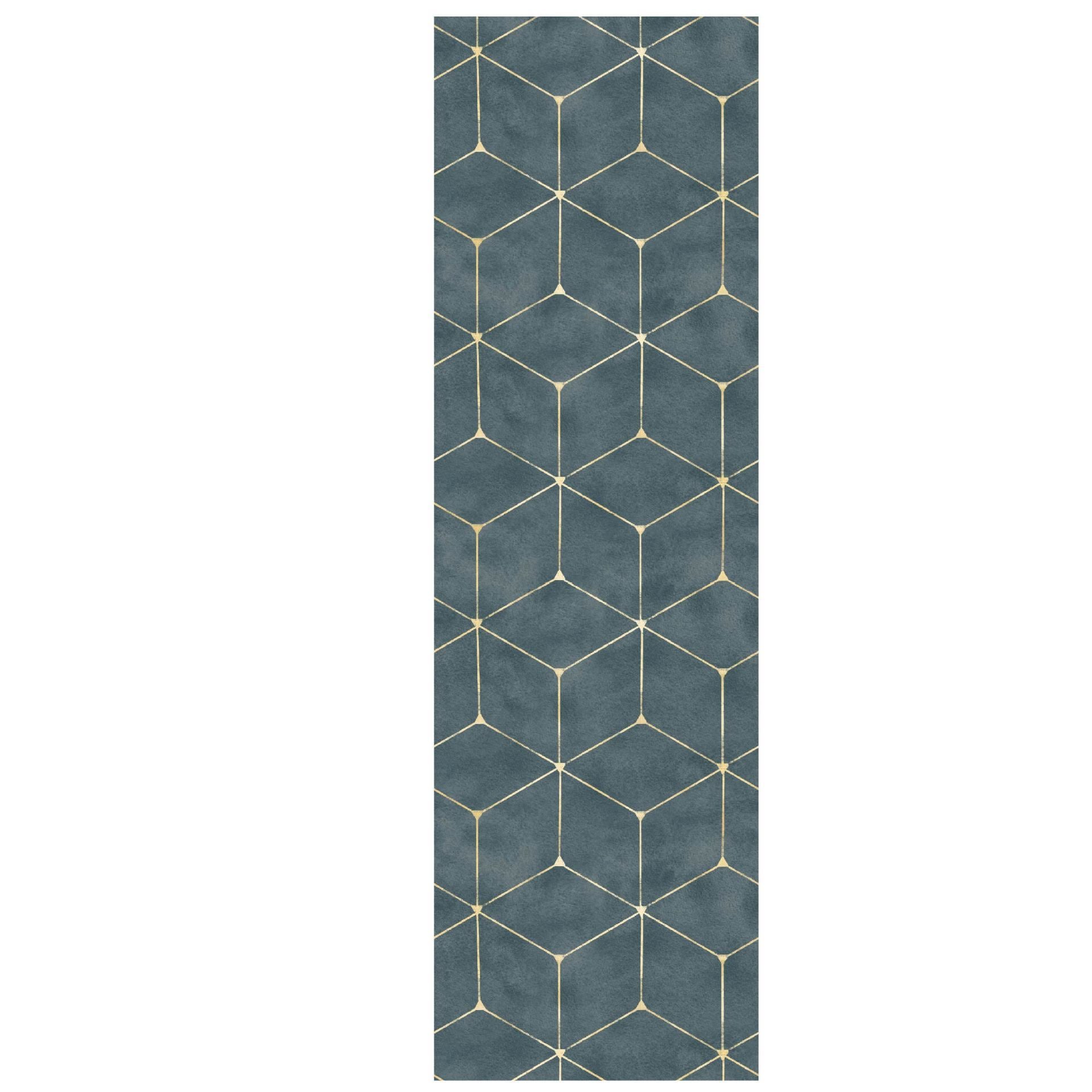Minimalist Lines Printed Waterproof And Stain-resistant Removable Wallpaper