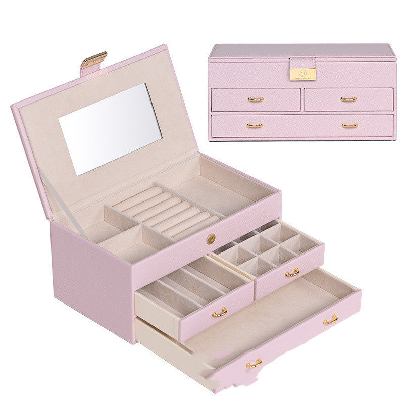 Multifunctional Large Capacity Drawer Jewelry Storage Box