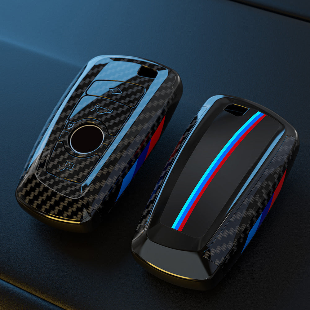 ABS Car Carbon Fiber Pattern Key Cover