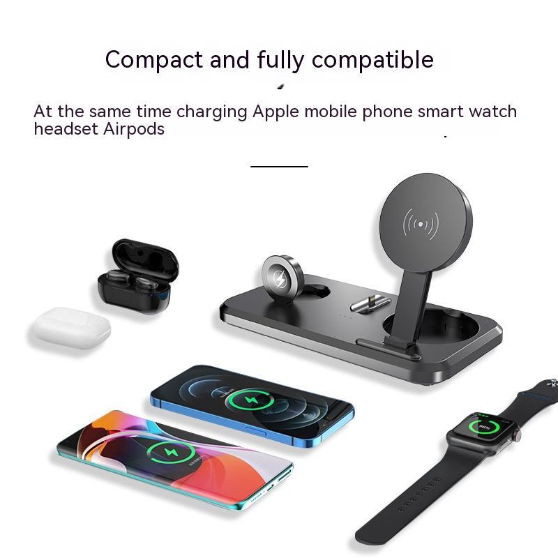 Double Folding Multifunctional Three-in-one Wireless Charger