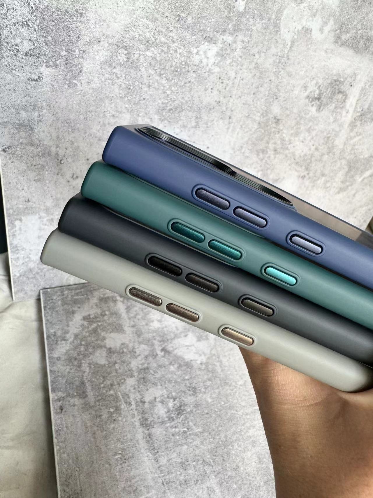 Phone Case Magnetic Skin-absorbing Matte Protective Cover