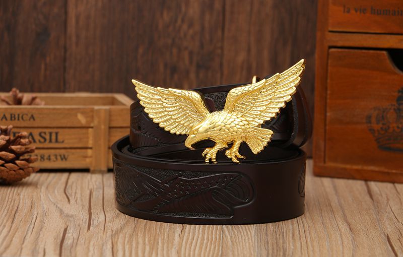 New Men's Top Leather Belt