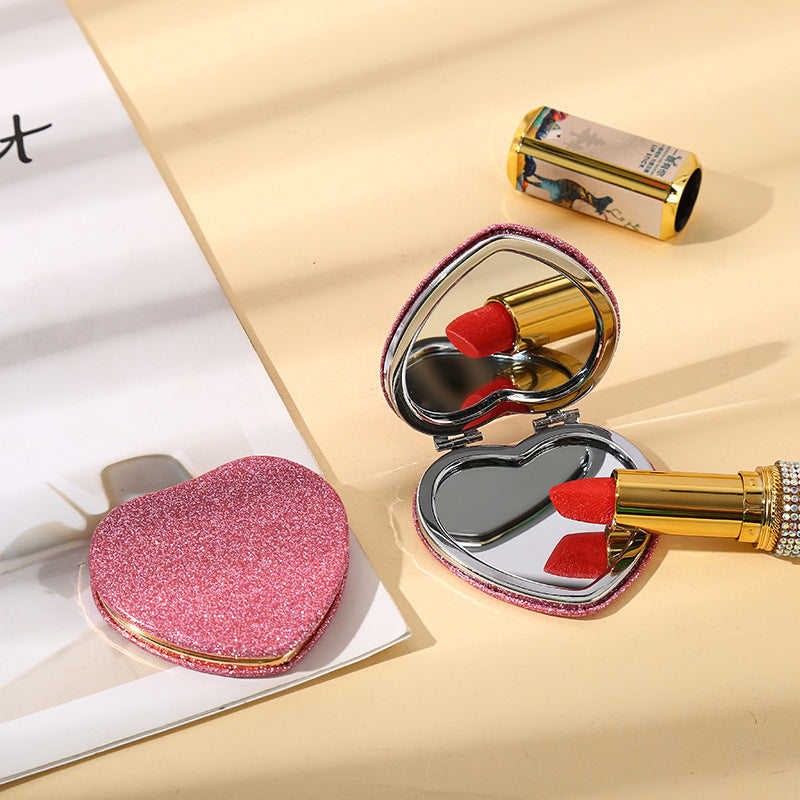 Love Portable Girl Makeup Mirror