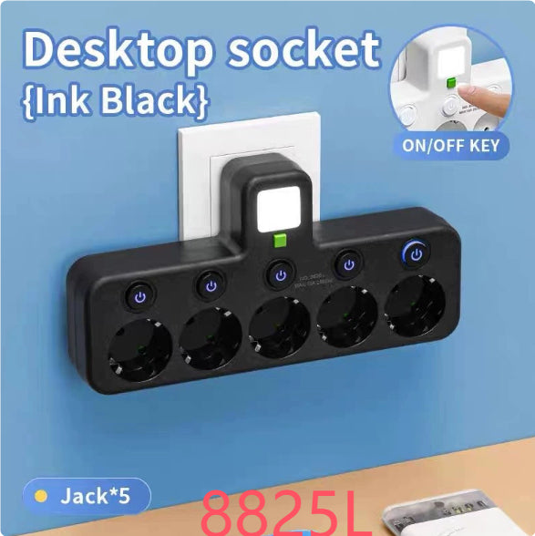 A Power Strip Extension Cord That Meets German Standards Is EU-certified And Features USB Fast Charging And A Built-in Switch