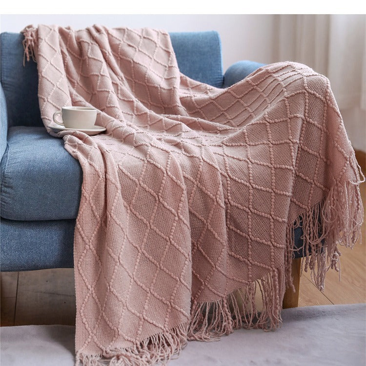 Knitted Blanket Sofa Cover Cover Blanket Office Air Conditioner