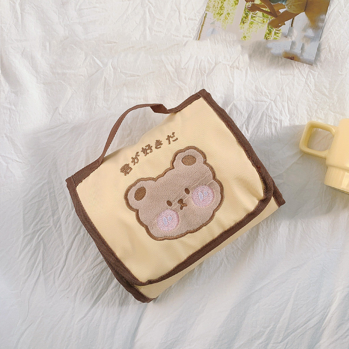 Portable Large Capacity Cute Folding Makeup Storage Bag