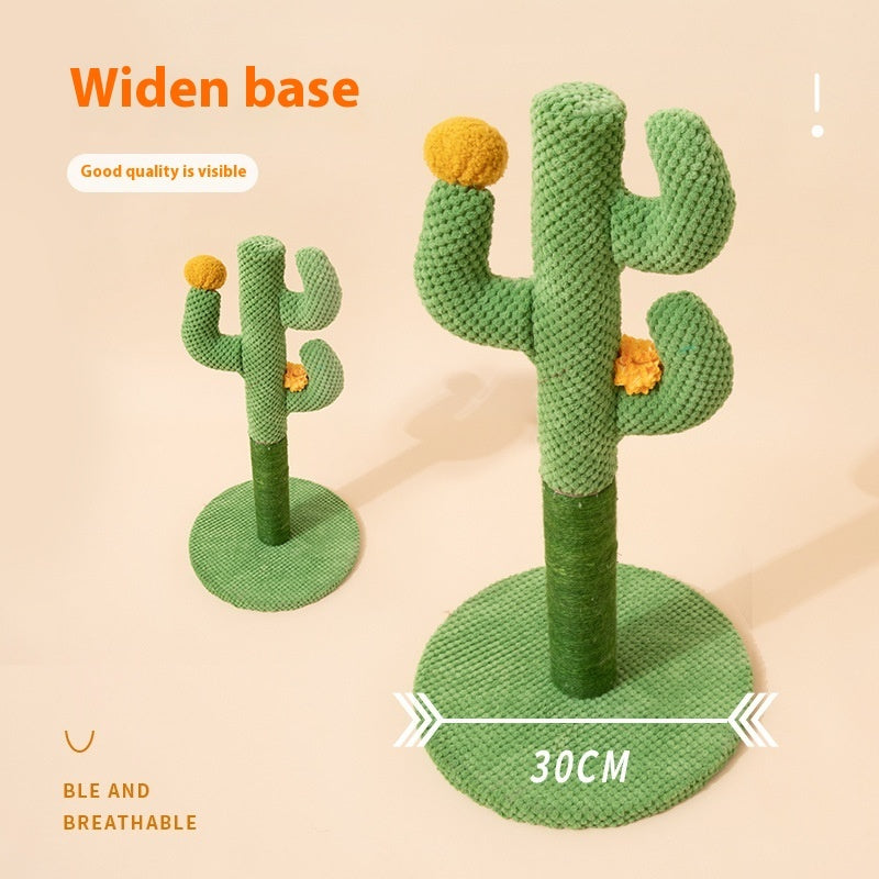 Masson Cactus Cat Scratch Board Sisal Scratching Pole Climber For Pet Cat Cat Toy Supplies Grinding Claw Scratching