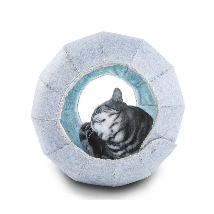 Tunnel pour chat pliable, tube pour chat d'intérieur, lit de grotte pour chat, jouet multifonctionnel pour chiots, chiens, chats, jouet interactif avec balle
