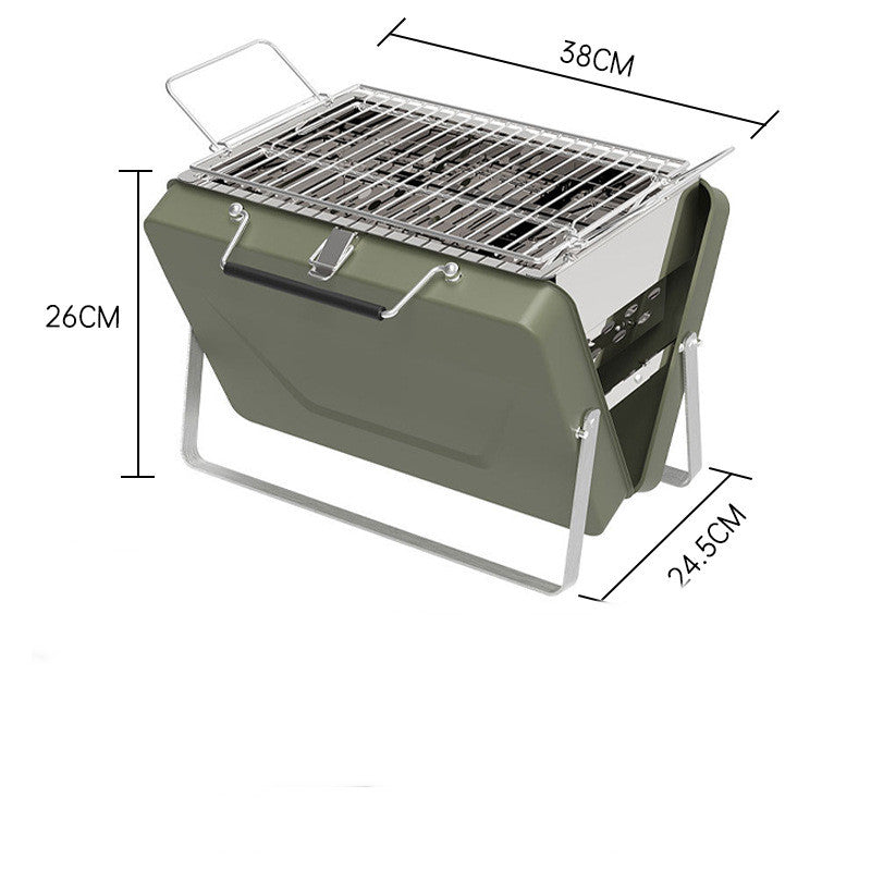 Barbecue pliant portable d'extérieur pour la maison