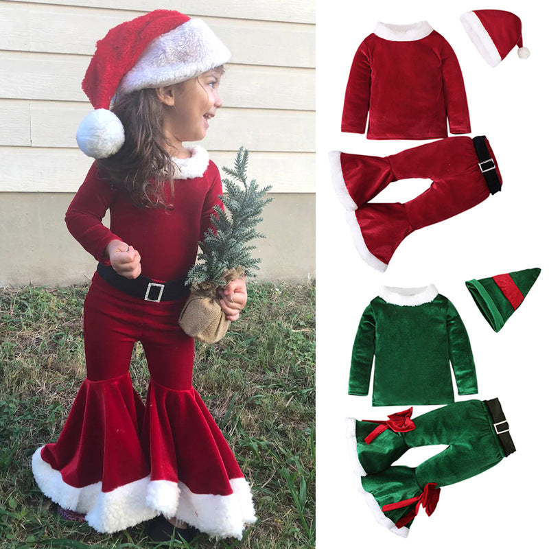 Children's Christmas Long-sleeved Top