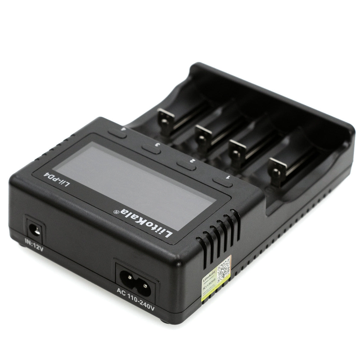 Smart Charger LCD Display To Detect Battery Capacity
