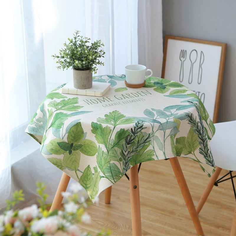 Pastoral Modern Simple Fabric Cotton And Linen Small Round Table Coffee Table Cloth And Tablecloth
