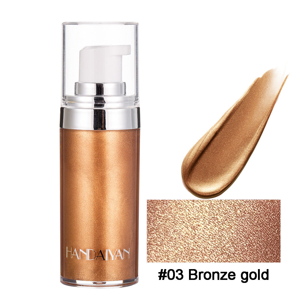 Maquillage Illuminateur Liquide Visage Jambes Correcteur Pailleté Liquide Bronzant Cosmétiques Éclat du Visage