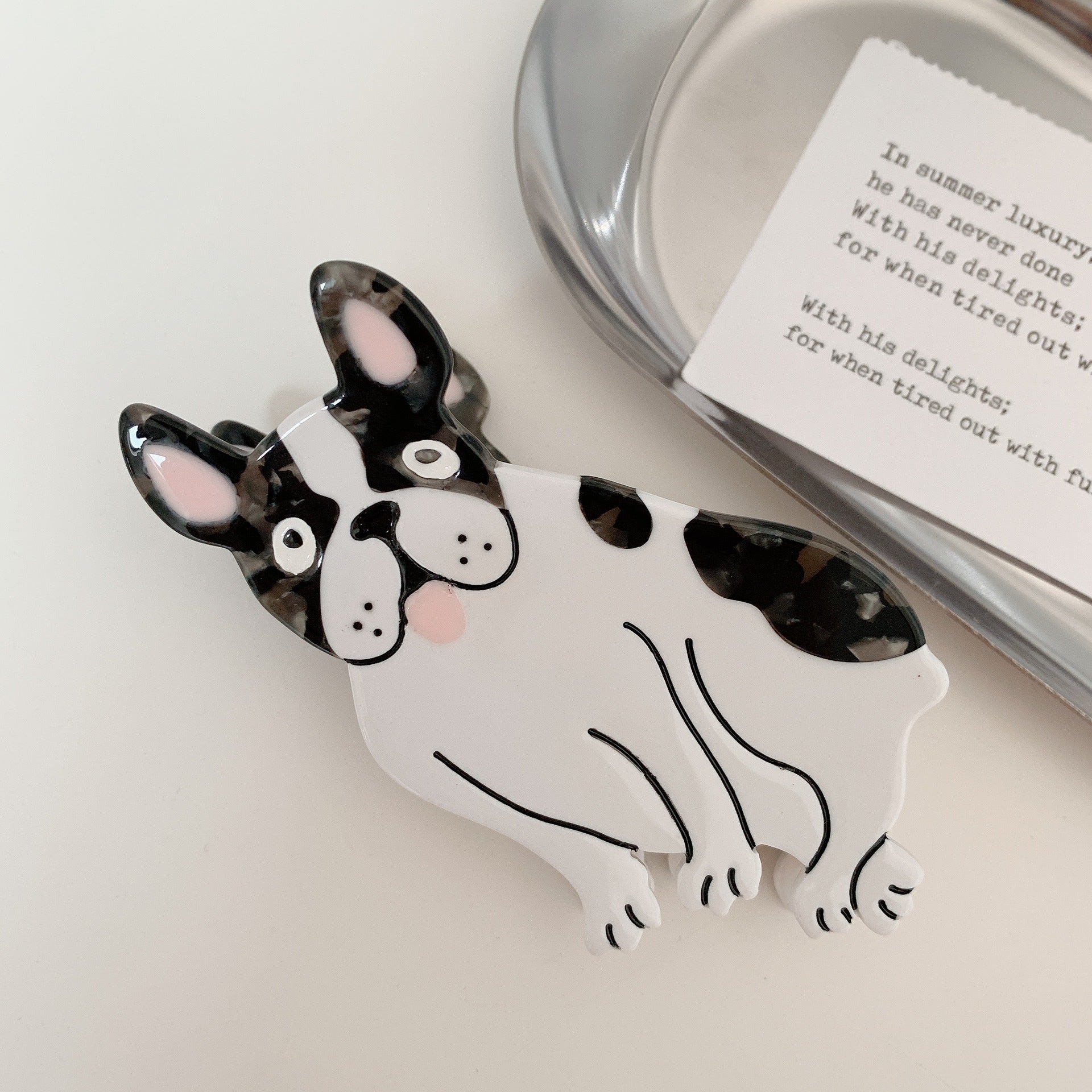 Women's Acetate Hairpin French Shark Clip
