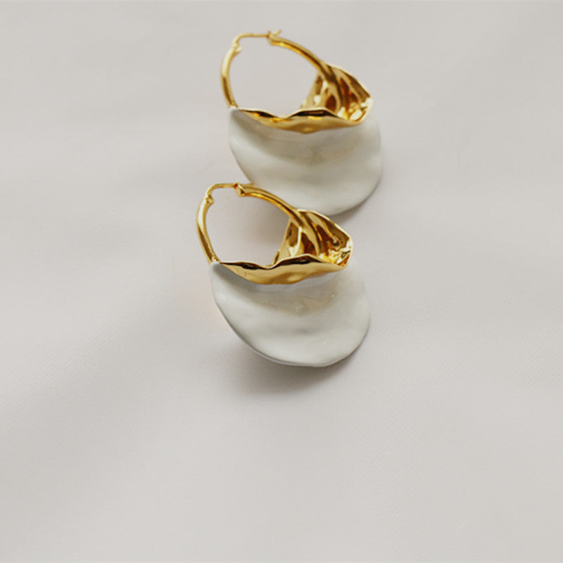 Fashionable Retro Exaggerated And Personalized Geometric Exaggerated Stereo Big Earrings