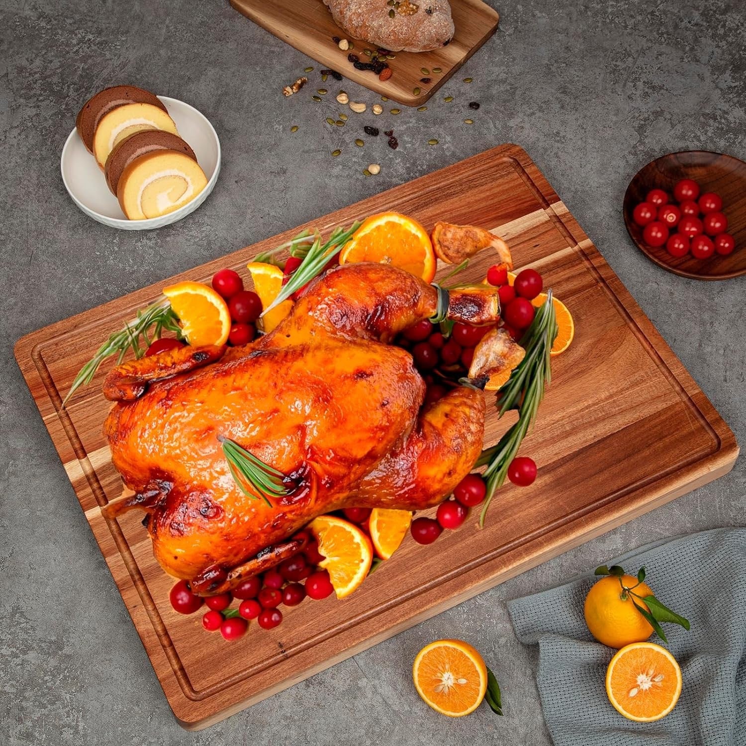 Acacia Mangium Chopping Board Kitchen Classification Chopping Board Fruit And Vegetable Dough Board