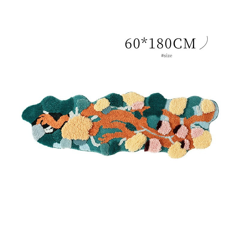 Special-shaped Carpet Bedroom Bedside Creative Moss Floor Mat