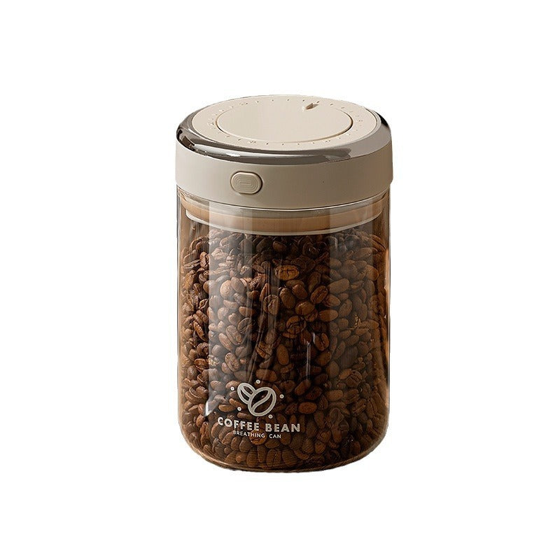 Coffee Bean Storage Jar Vacuum Sealed Tank