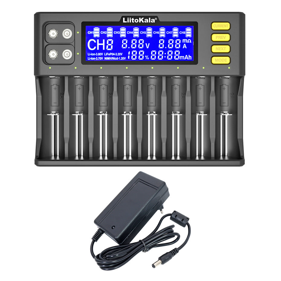 Lithium Ion 3.7V NiMH 1.2V LiFePO4 3.2V Charger Car Charger