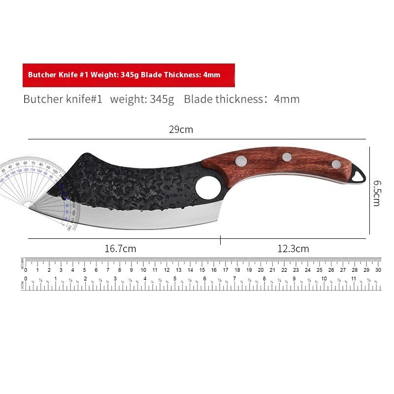 Forging Boning Knife Finger Lock High Carbon Steel Outdoor Machete